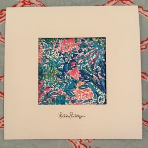 Lilly Pulitzer 5 x 5 Fished My Wish Artwork